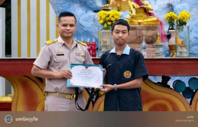 🎉👏วิทยาลัยเทคนิคภูเก็ต ขอแสดงความชื่นชมและยินดีเป็นอย่างยิ่งกับนักเรียน นักศึกษาทุกคน ที่ได้รับเกียรติบัตรและรางวัลจากการเข้าร่วมการประ...